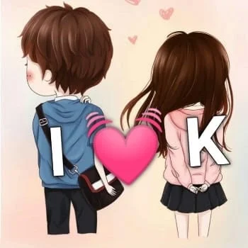 Cute K Name DP