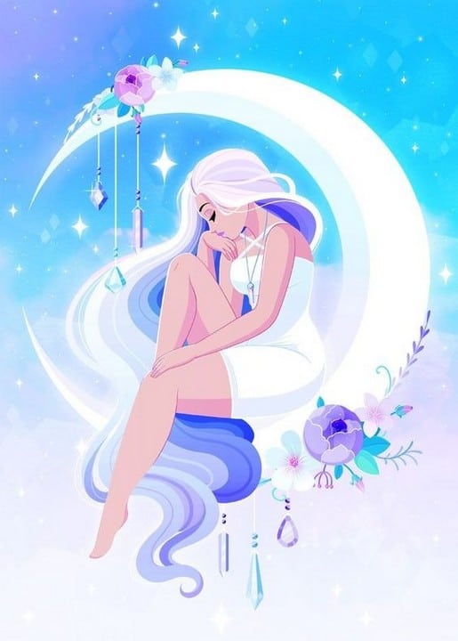 Cartoon Girl DP HD