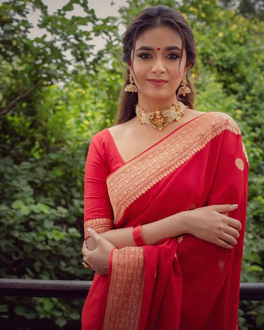 Keerthi Suresh Photos in Saree